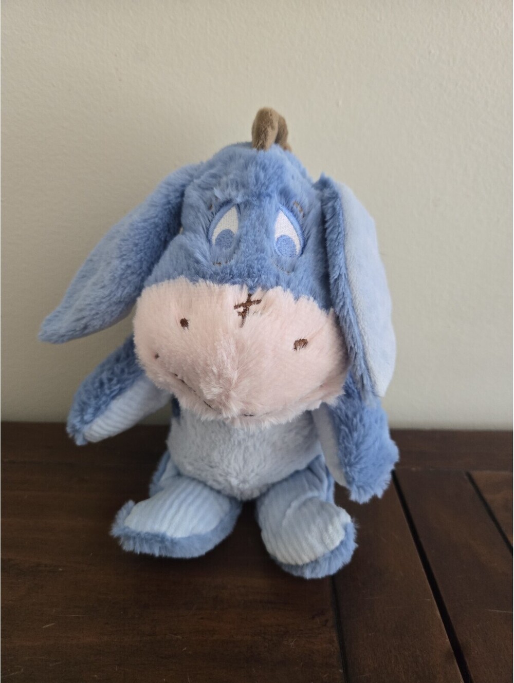 DISNEY Baby EEYORE Jingle Rattle Crinkle 10" Plush Toy Stuffed Animal NWOT B3